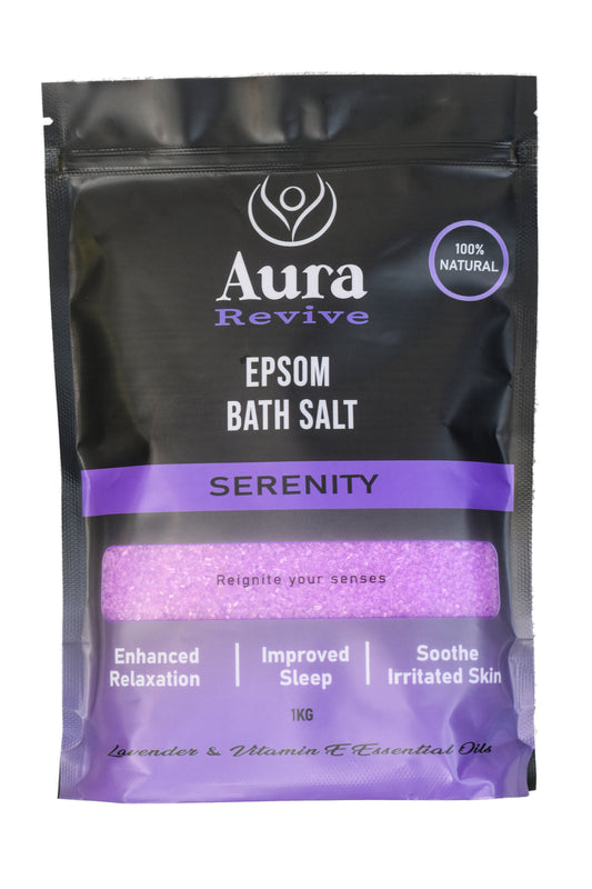 Serenity Sleep Epsom Bath Salts. Lavender, vitamin E essential oils